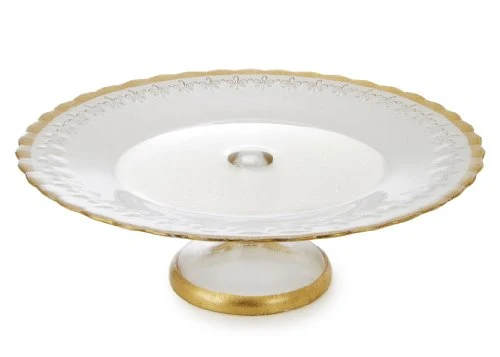 Classic Touch CP320G Trophy Collection Cake Stand with Gold Edge
