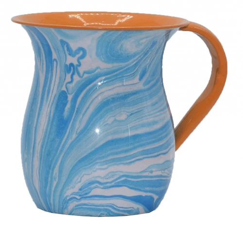 The Kosher Cook Blue Stainless Steel Washing Cup