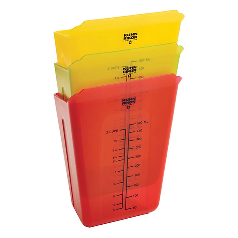 Kuhn Rikon Mise en Place, 3 Piece Measuring & Scooping Container Set