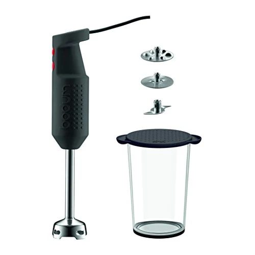 Bodum Bistro Electric Handheld Immersion Stick Blender, Black