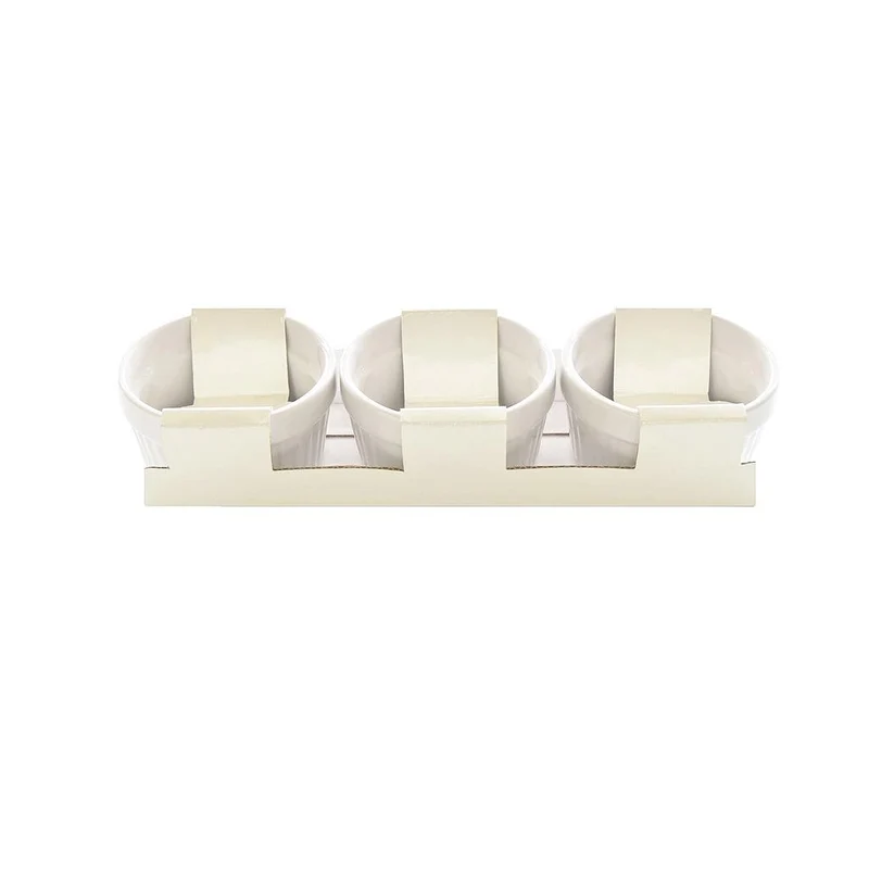 Kayali 2" 2 oz Round Ceramic Ramekins, Set of 3