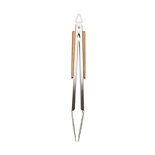 Farberware BBQ Grill Acacia Wood Handled Tong
