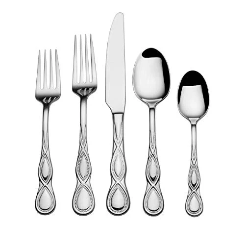 Mikasa Wellington 20-Piece Flatware Set, Silver