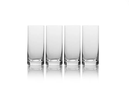 Mikasa 16.75 Oz Clear Julie Highball Drinking Glasses, Set of 4