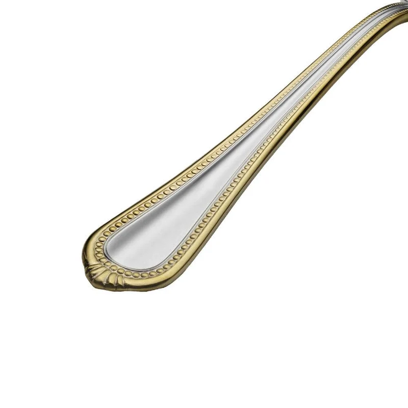 Mikasa 24-Karat Regent Bead Gold 18/10 Stainless Steel 65-Piece Flatware Set