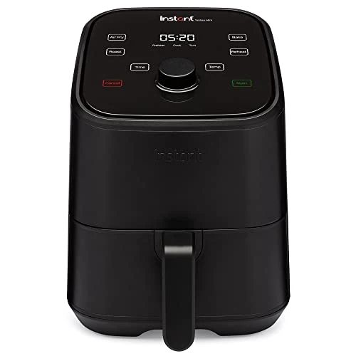 Instant Vortex 4-in-1 Air Fry, Roast, Toast, Crisp, Dehydrate, Reheat, 2 Quart, Black