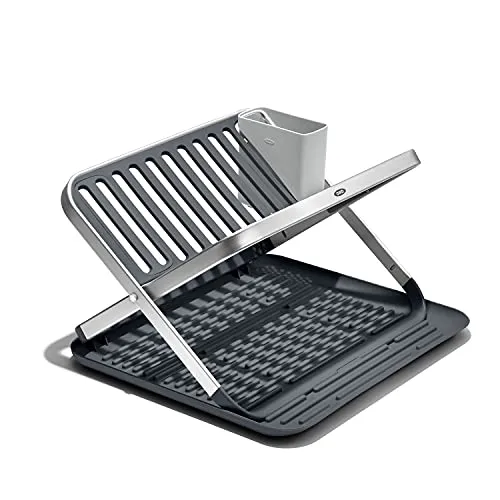 OXO Good Grips Aluminum Fold Flat Dish Drying Rack