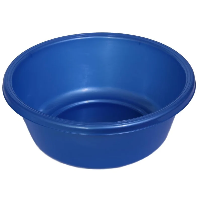 YBM HOME Round Plastic Wash Basin 1148 Blue
