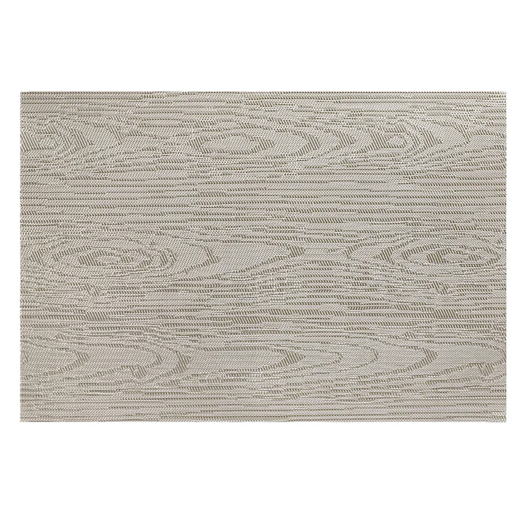 Harman - Wood Grain 13x19 Vinyl Placemat, Champagne