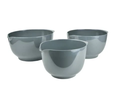 Gourmac 3 Quart Melamine Mixing Bowl, Gray