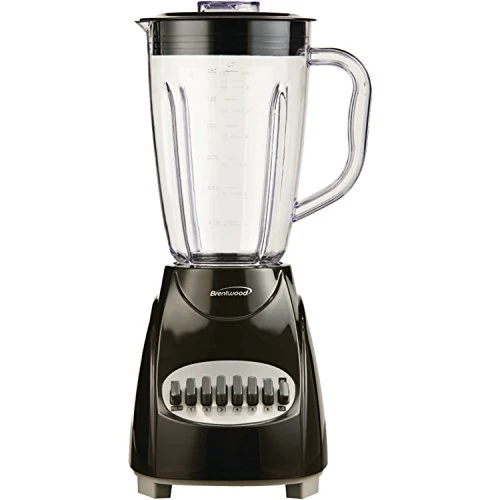 Brentwood Appliances 1.5 Liter 12-Speed Blender Plastic Jar - Black