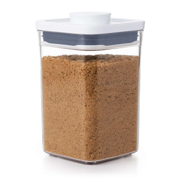 OXO POP Container, Small Square Short- 1.1 Qt for Flour, Sugar and More