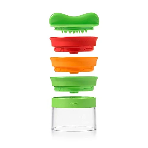 OXO Good Grips 3-Blade Hand-Held Spiralizer, Thick (Spaghetti), Thin (Fettuccine) and Ribbon Cut