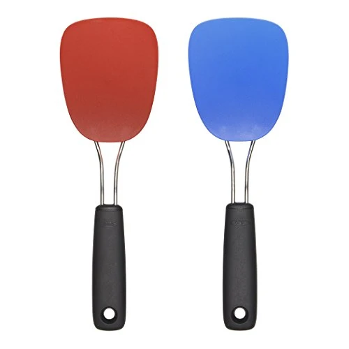 OXO Good Grips Nylon Flexible Turner Set, Red and Blue