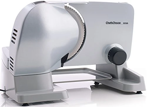 Chef'sChoice Electric Meat Slicer with Stainless Steel Blade, Silver