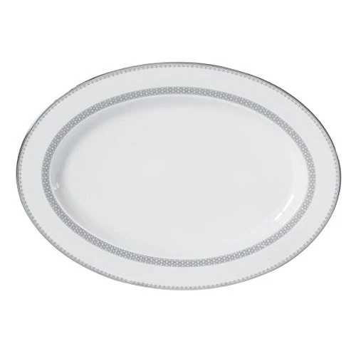 ICM Home 14" Oval Platter - Empire Platine