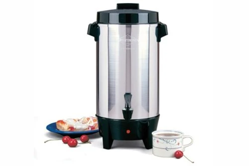 West Bend 58002 10.5QT 42 Cup Hot Water Urn, Aluminum (SPOUT) URNW