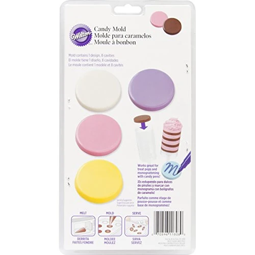 Wilton Circle Plaque Candy Mold