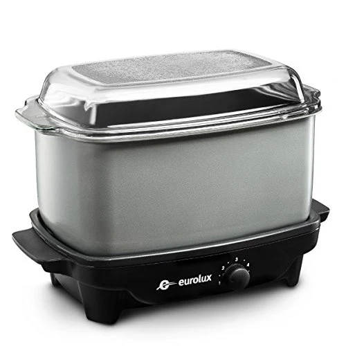 Eurolux 6 Qt. Slow Cooker Without Pot Handles
