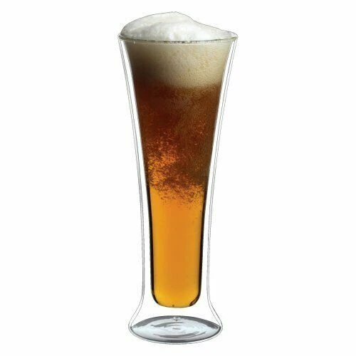 Luigi Bormioli Set of 2 Duos Pilsner Glasses, 15 oz.