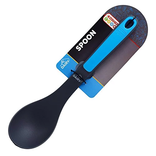 Kosher Cook Basting Mixing Spoon, Blue