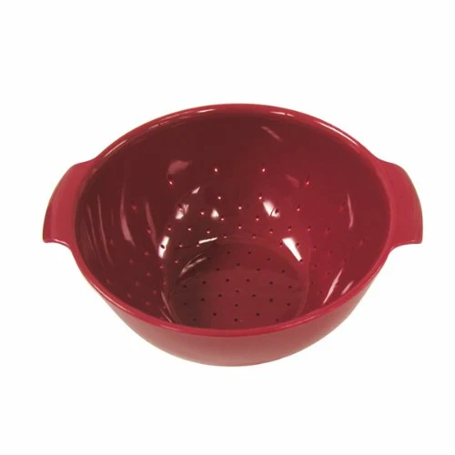 Norpro 8" Plastic Colander, Red