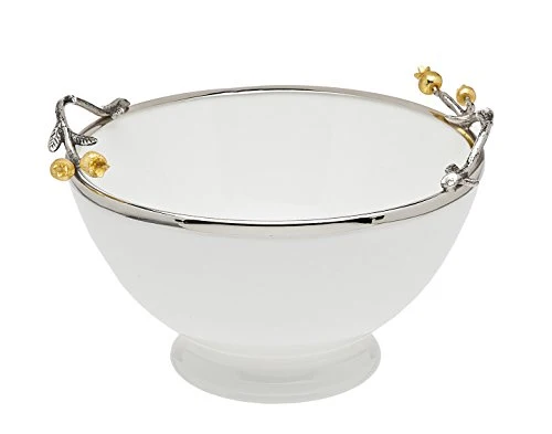Godinger Golden Blossom Salad Bowl