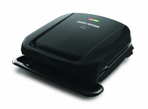 George Foreman GRP1060B 4 Serving Removable Plate Grill, Black