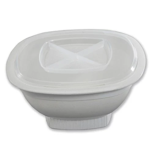 Nordic Ware Microwave Hot Air Popcorn bowl Popper Machine Maker, White - 12 Cups (no butter or oil)