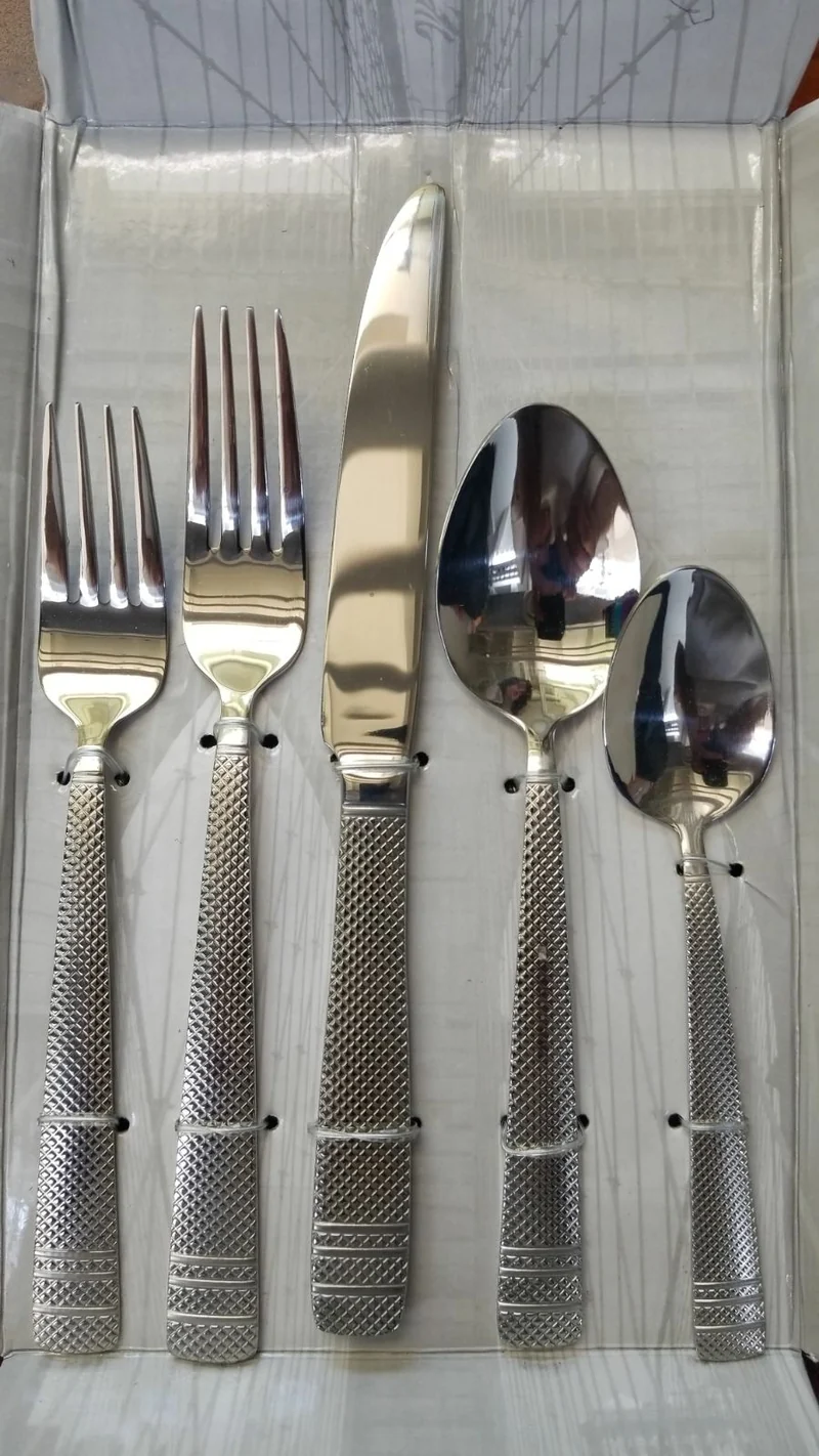 Holister Metropolitan G100305 20 Piece Stainless Steel Flatware Set, File